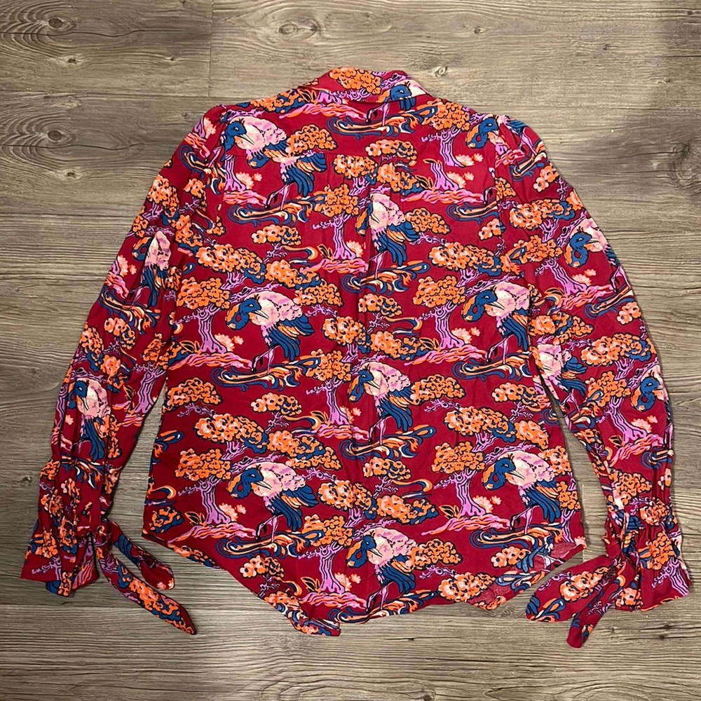 Anthropologie Maeve Darla Button Down Top Like New Size 0 - Picture 7 of 7